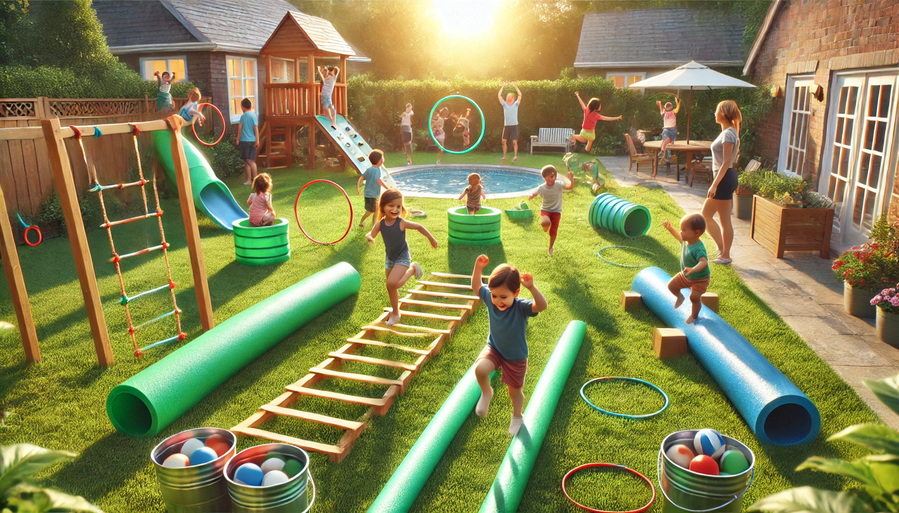 DIY Backyard Obstacle Courses: Fun and Learning Combined