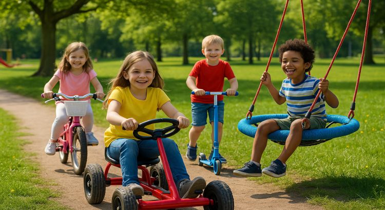 Fun Rides Game type for Children, Outdoor Play Adventures