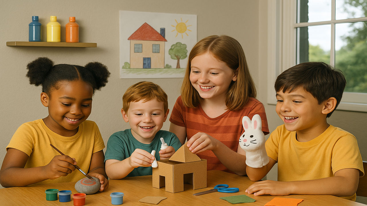 Modern Creative Play Ideas for Kids: Social Crafting and Artistic Activities