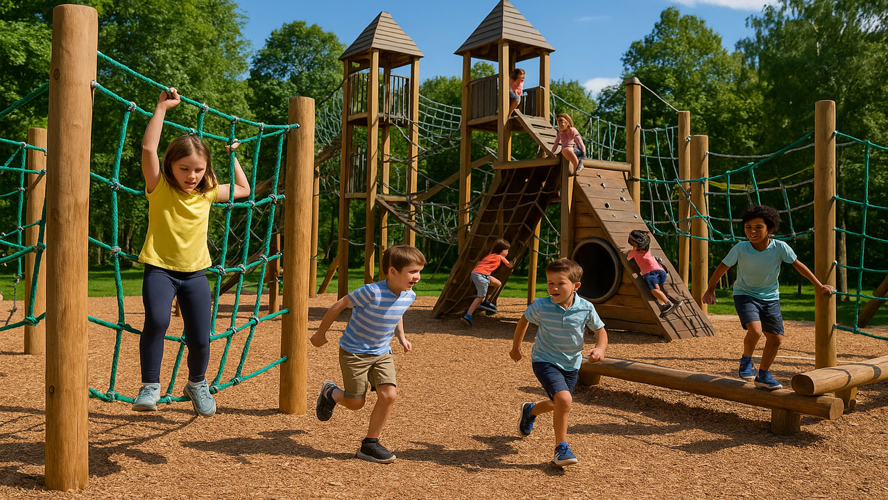 Outdoor Adventures Playground: Functions, Types and Games Ideas for Kids