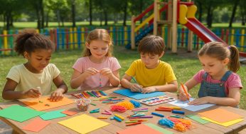 Social Crafting for Kids Activities and Creative Play Ideas in Playgrounds