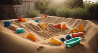 Transforming a Sandbox Into a Creative Play Zone for Kids