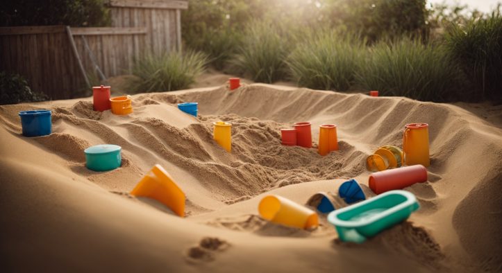 Transforming a Sandbox Into a Creative Play Zone for Kids