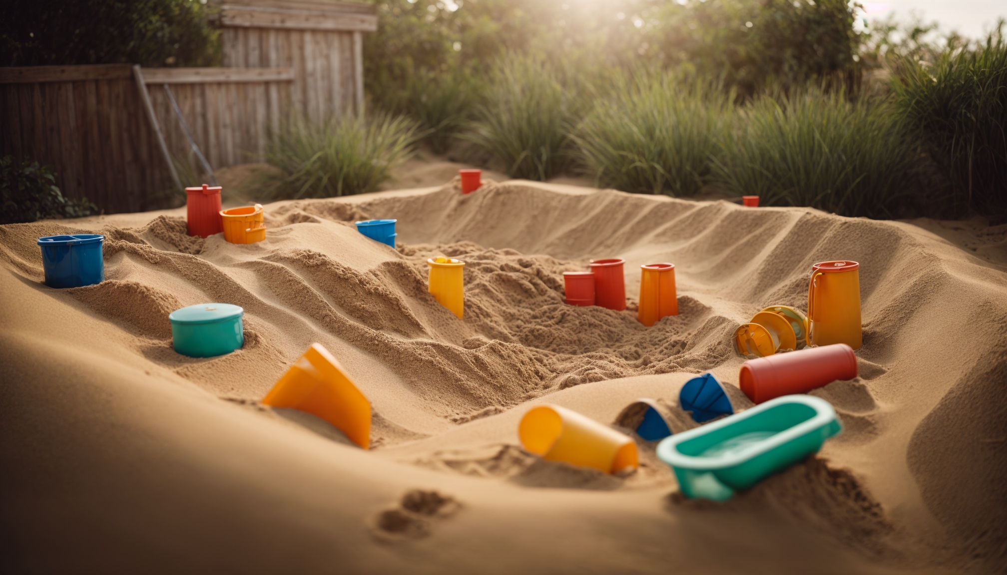 Transforming a Sandbox Into a Creative Play Zone for Kids